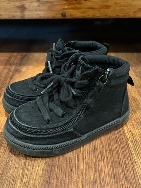 Billy Footwear Classic Lace High Sneaker Black Kids 9 Triple Black